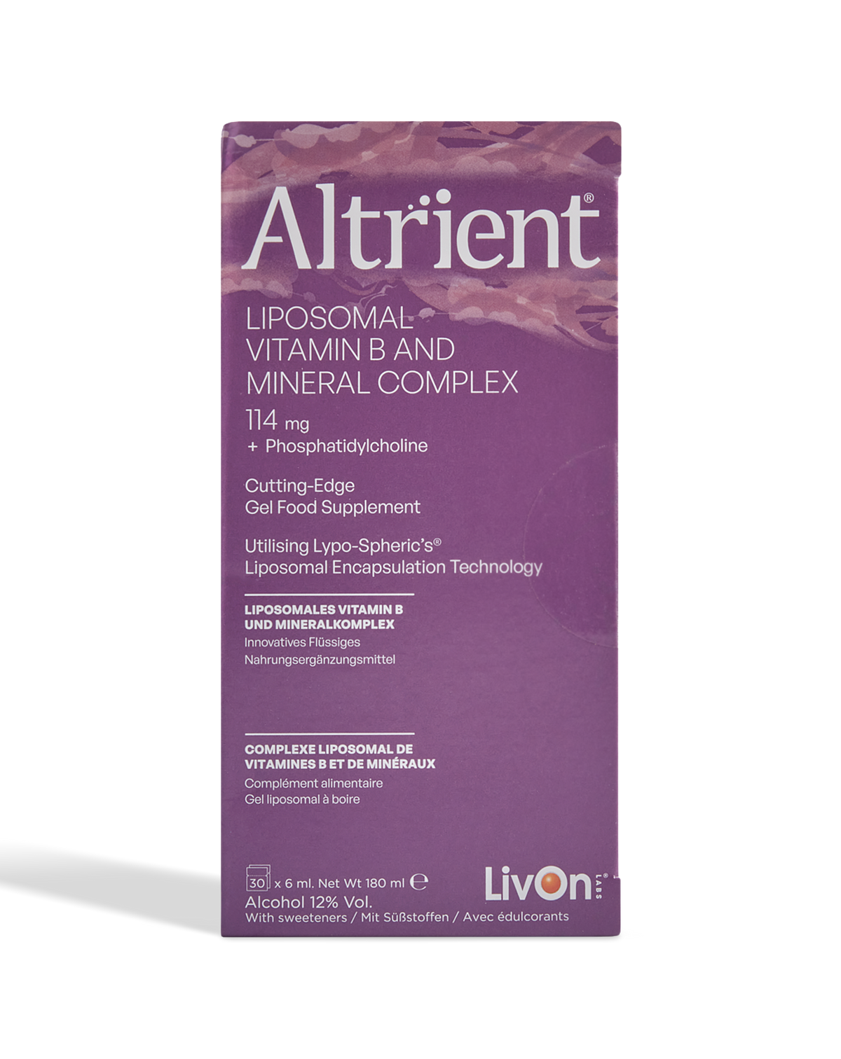 Altrient Altrient B | Liposomal B-Vitamin + Mineral Complex | 30 Sachets