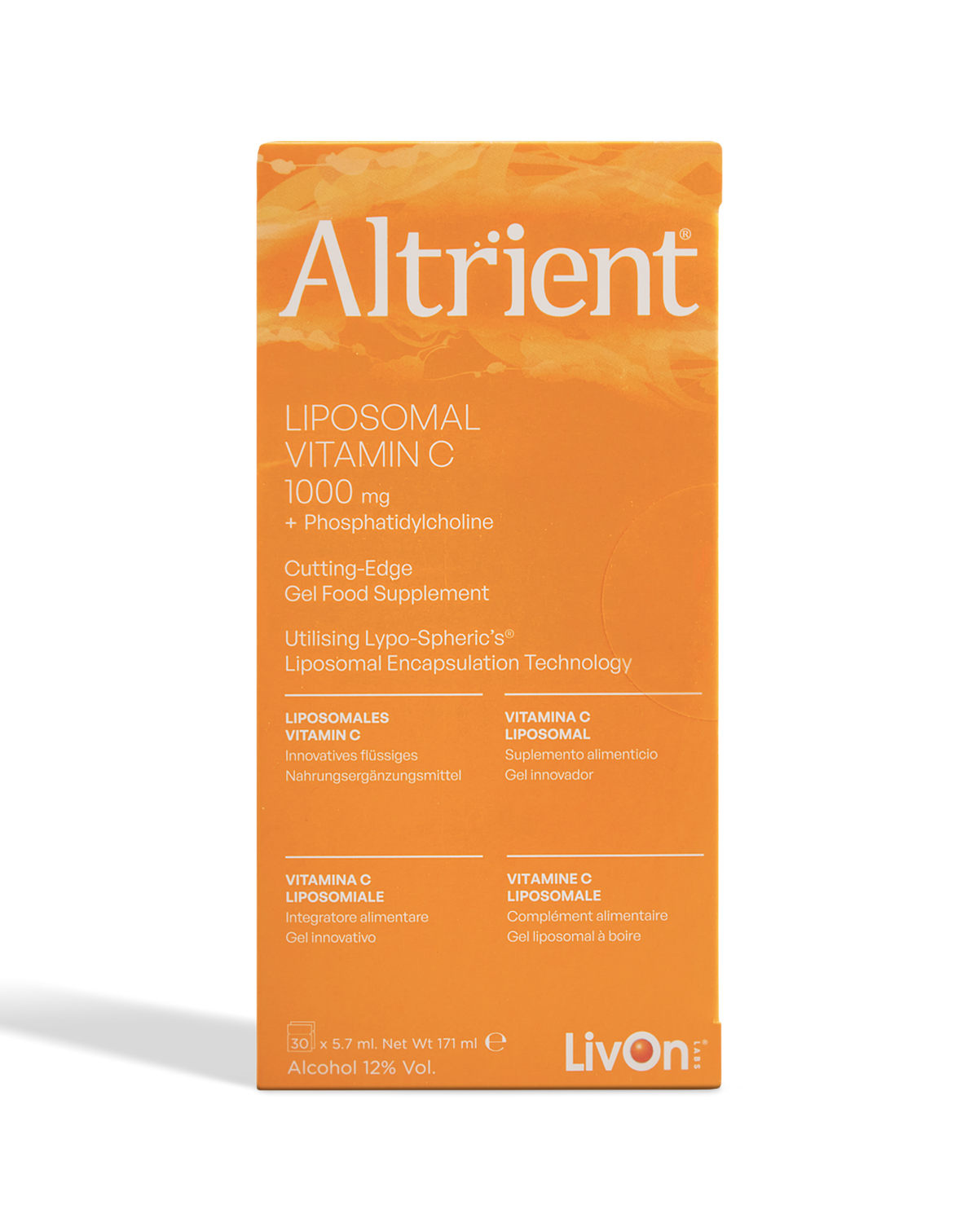Altrient C | Liposomal Vitamin C | 30 x 1000mg sachets | LivOn Labs